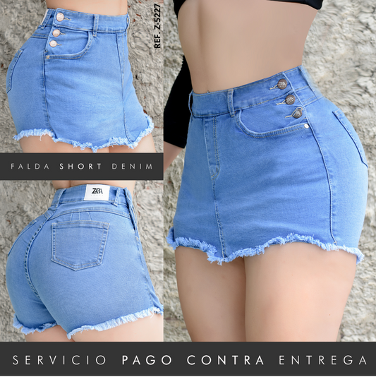 FALDA SHORTS DAMA REF. Z-5227