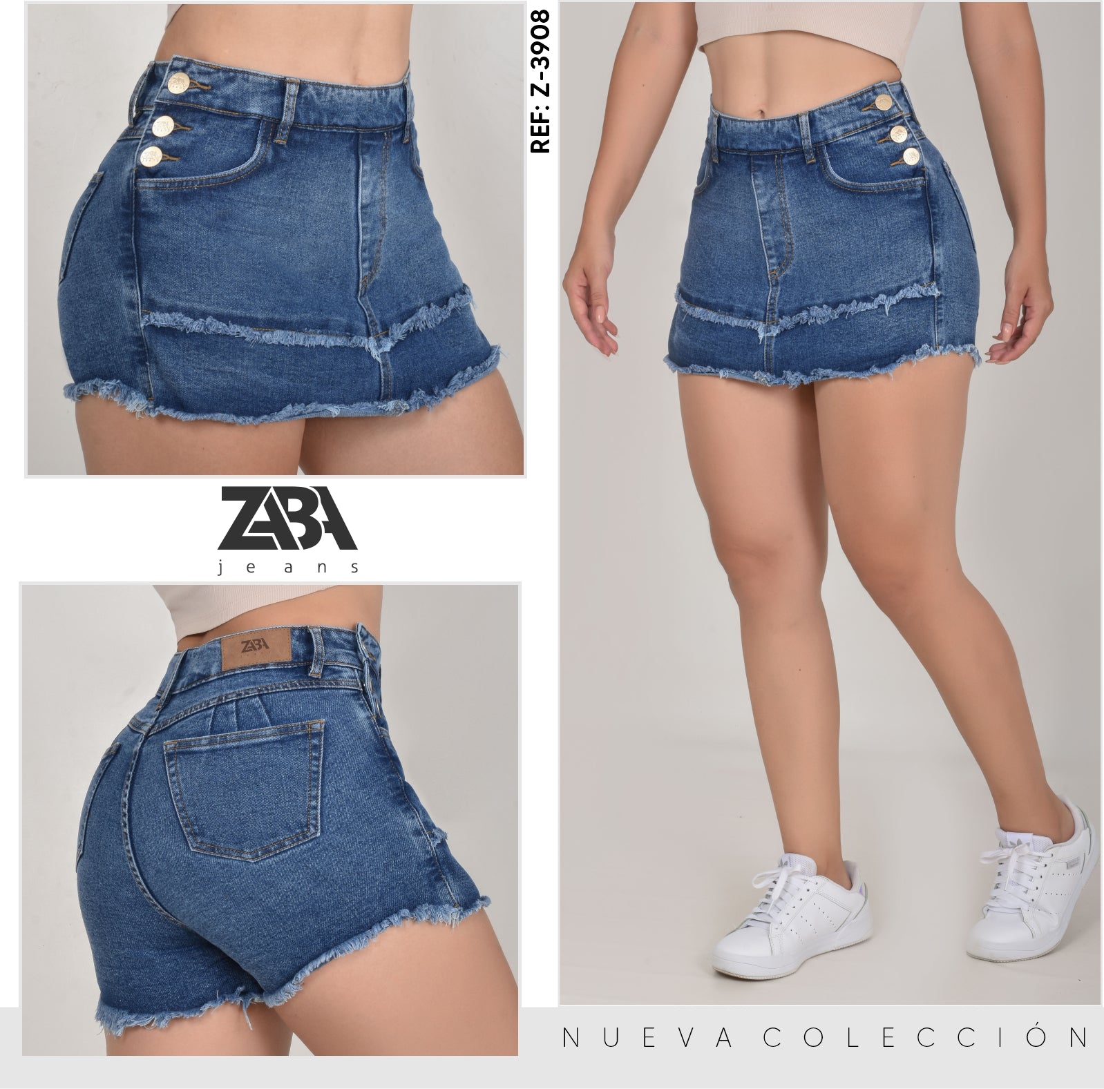 FALDA SHORT DAMA REF. Z 3908 ZABA JEANS